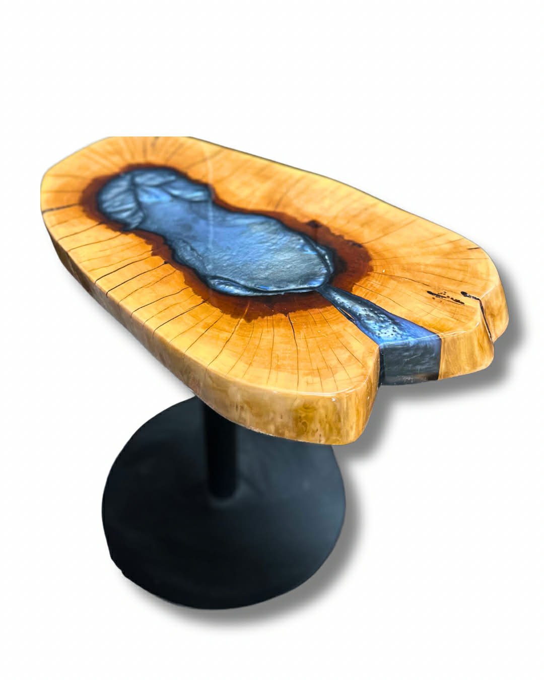 17 epoxidový stůl modro šedý epoxid